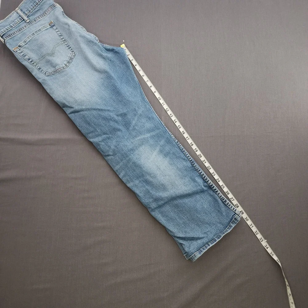 Levi's 505 Regular Fit Jeans Men's Size W40 Light Wash Denim Classic‎